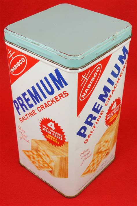 pld metal crackee box|Vintage Nabisco Saltines Tin for sale .